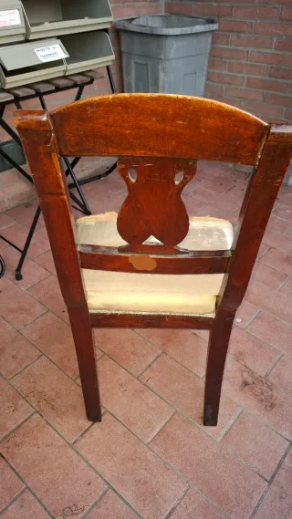 Sedia Stile Restaurazione Italiana 1815-1850