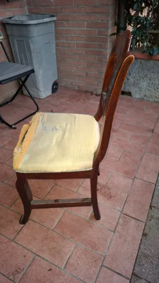 Sedia Stile Restaurazione Italiana 1815-1850