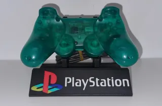 Mando PlayStation 1 Verde esmeralda Transparente