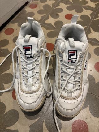 Zapatillas mujer Fila Talla 39 Blancas