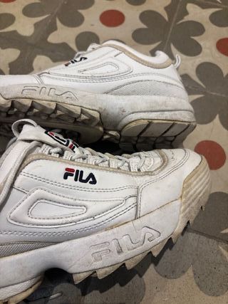 Zapatillas mujer Fila Talla 39 Blancas