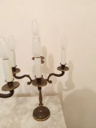 Dos candelabros 30 euros los dos