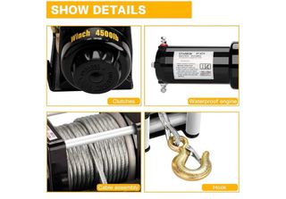 Cabrestante Eléctrico 12V 4500 LBS