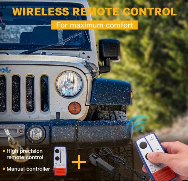 Cabrestante Eléctrico 12V 4500 LBS