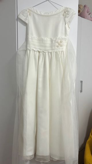 Vestido Primera Comunión Blanco S/M