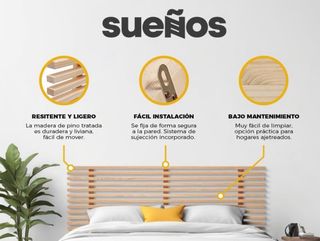 Cabecero para cama de matrimonio