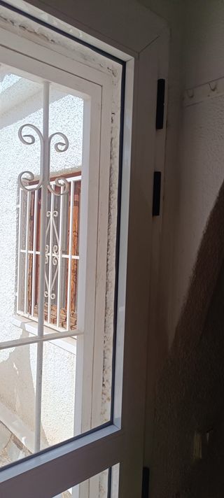 Puerta aluminio blanco 1 hoja