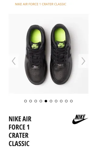 Nike Air Force 1 Crater Classic Negro/Verde