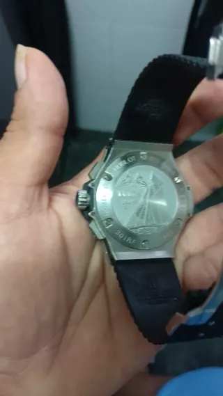 Reloj Hublot Plata y Negro