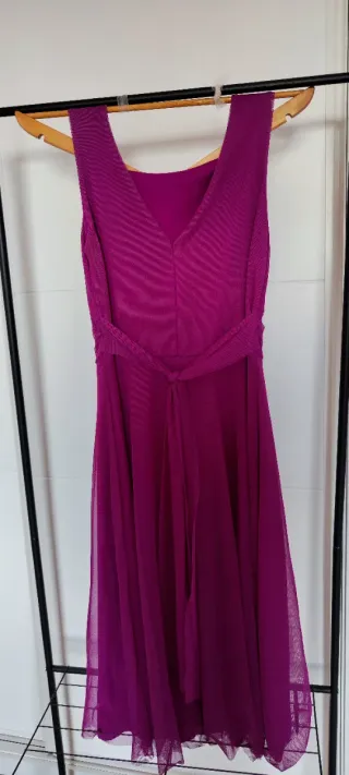 Vestido de fiesta, Sin Marca talla 38/40  fucsia