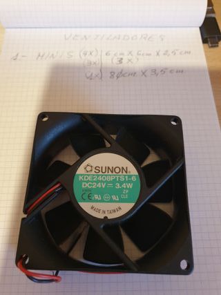 Pack nº 2: Ventiladores MIDI Narrow PC 3X varios