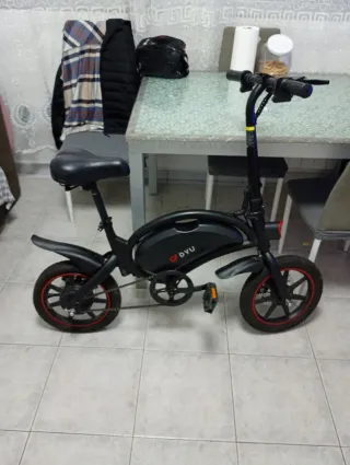 Bicicleta Eléctrica DYU Plegable