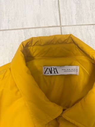 Impermeabile Zara Giallo Taglia XL