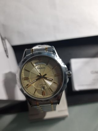 Orologio Casio Uomo Oro Argento