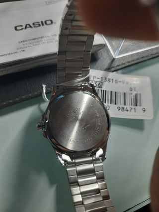 Orologio Casio Uomo Oro Argento