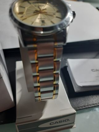 Orologio Casio Uomo Oro Argento