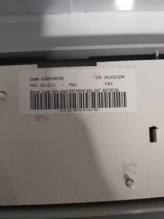 Placa botonera lavadora Indesit