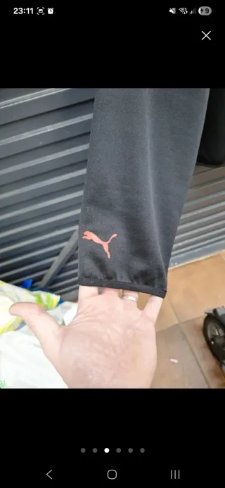 Chaqueta Ferrari Negra y Naranja