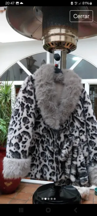 Chaquetón pelo sintético a estrenar