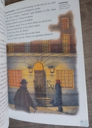 Libro en inglés sherlock holmes