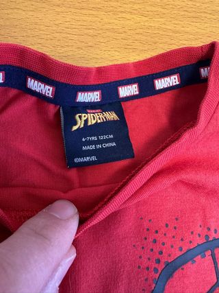 Maglietta Spiderman Marvel 6/7 anni