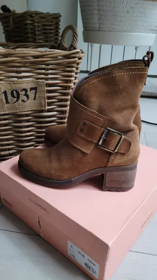 Botas de serraje Seaside camel