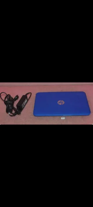 Portátil HP Negro y Azul