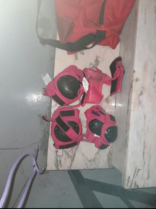 Patines Oxelo, bolsa y protecciones