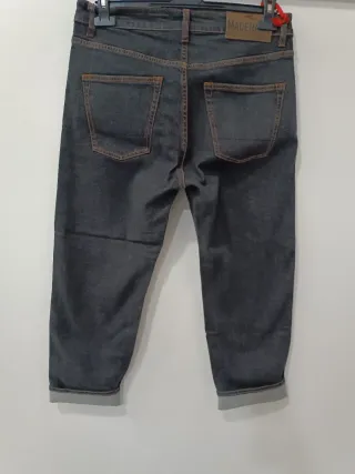 Madename Jeans Uomo Capri Nero Carbone