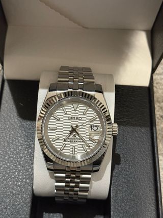 Seiko Datejust Esfera Blanca Acero Inoxidable