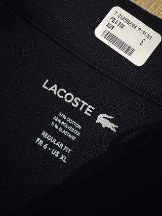 Polo Lacoste Negro