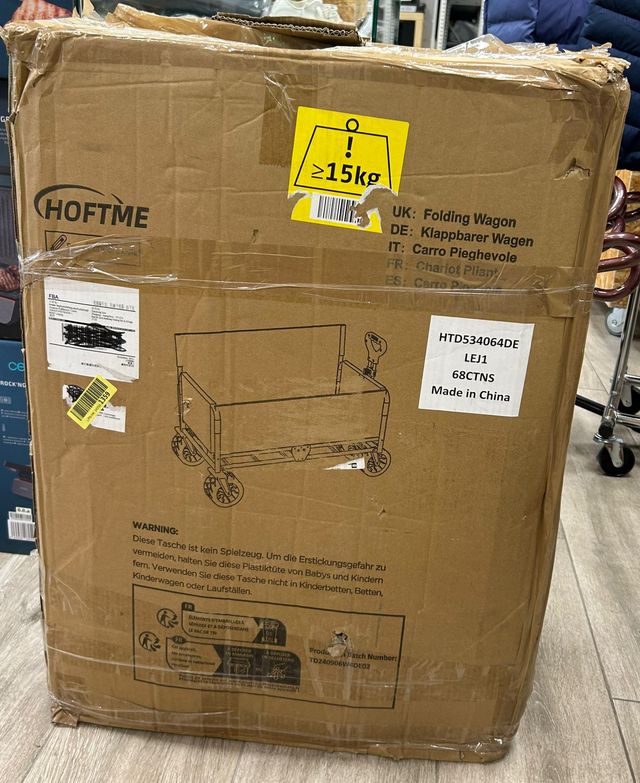 Carro Plegable Negro - miniatura 3