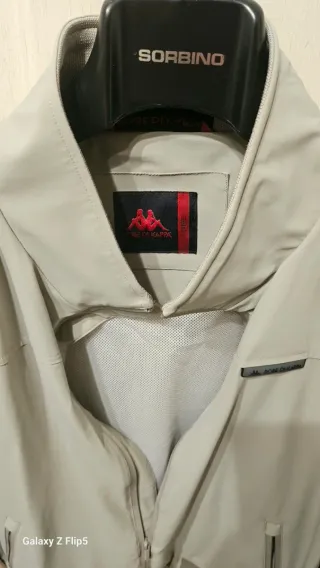 Giubbotto uomo primaverile Robe di Kappa grigio