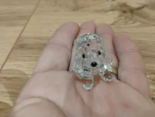 Figura Perro Caniche Cristal Swarovski