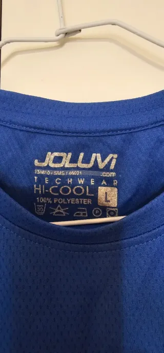 Camiseta deportiva Joluvi azul