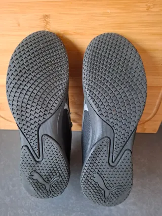 Sneakers da futsal Puma nere per bambini