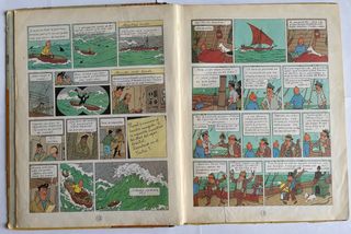 Tintín, Los cigarros del Faraón