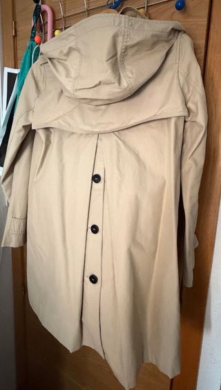 Gabardina Zara Beige Mujer