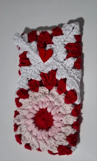 Funda tejida a mano para gafas