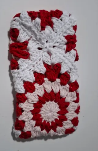 Funda tejida a mano para gafas