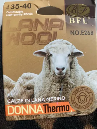 Calze Lana Merino Donna Thermo Tg 35-40