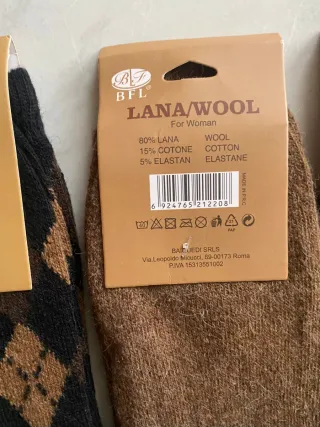 Calze Lana Merino Donna Thermo Tg 35-40