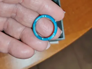 Anello Brosway Argento Smaltato Blu