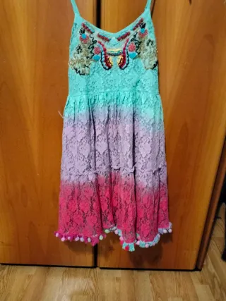 Vestitino estivo pizzo sfumato