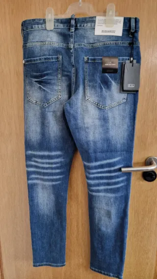 Pantalones pitillo DSQUARED2 azules