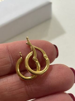 Orecchini cerchietti oro