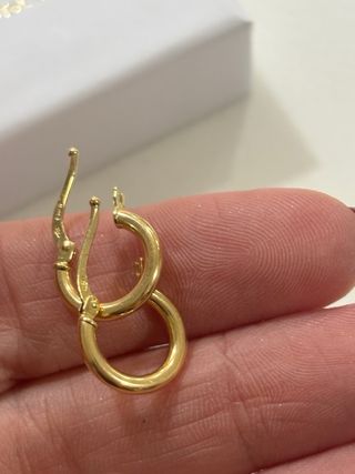 Orecchini cerchietti oro