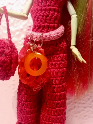 Mono tejido a mano para Monster High