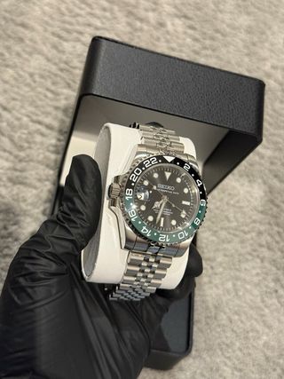 Seiko GMT Sprite Negro/Verde