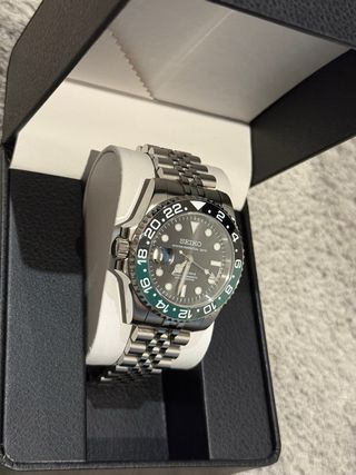 Seiko GMT Sprite Negro/Verde
